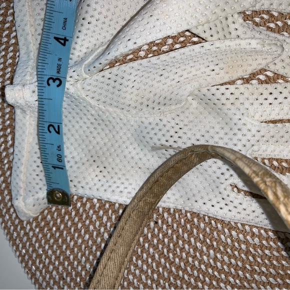 Vintage antique hard shell bag w/ strap . Velvet lining brass closure + gloves - Picture 4 of 9